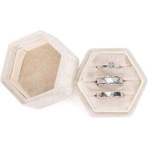 3 Slots Hexagon Ring Gift Box